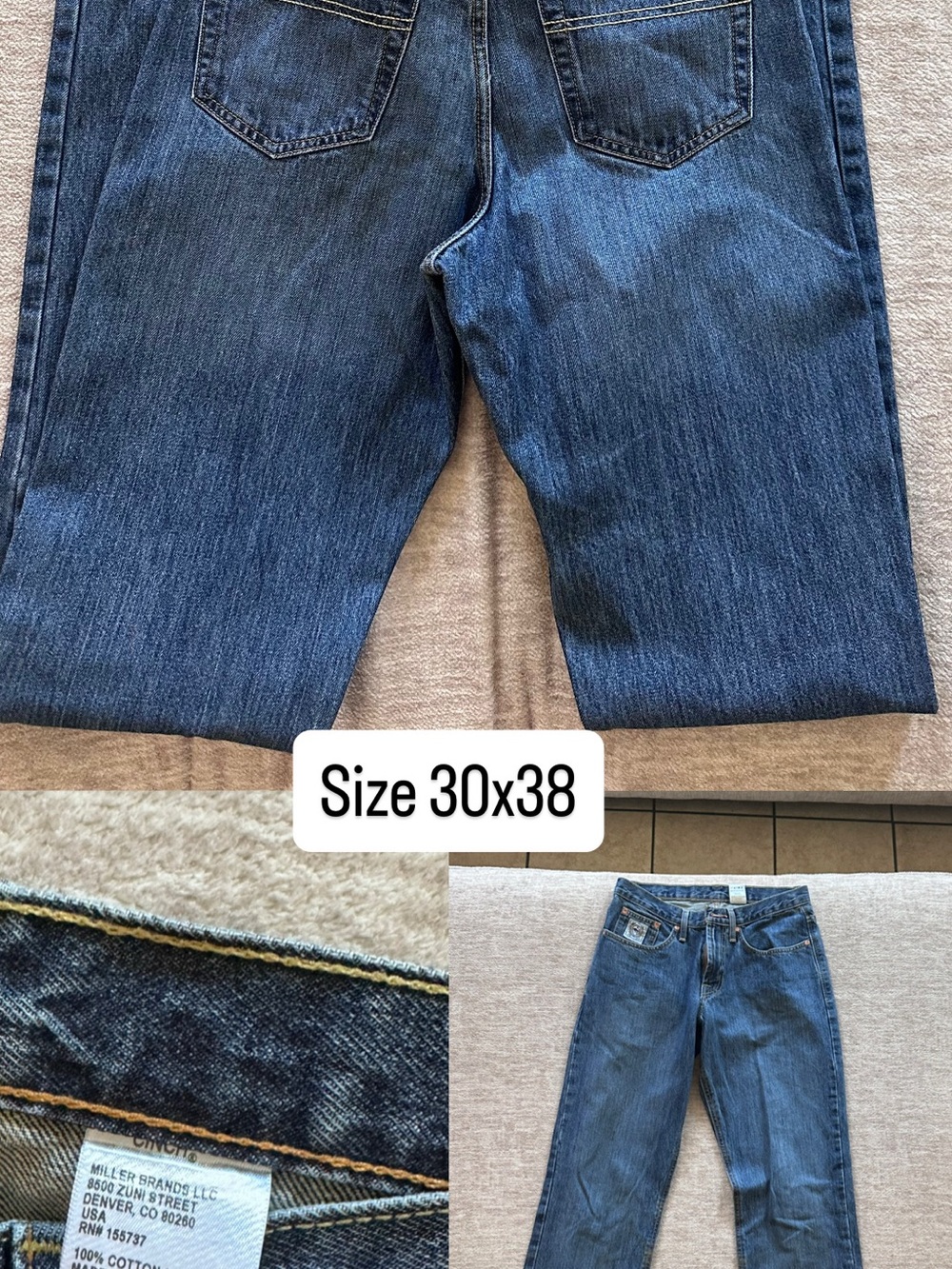 Cinch Men's Blue Bootcut Jeans